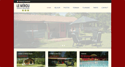 Desktop Screenshot of campinglemerou.com